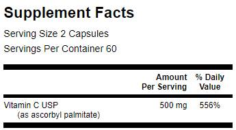 Swanson Ascorbyl Palmitate-factsheets