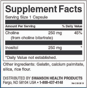 Swanson Choline & Inositol-factsheets