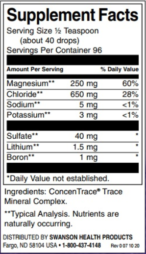 Swanson Concentrace Ionic Trace Mineral Drops-factsheets