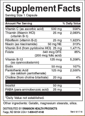 Swanson Super Stress B Complex-factsheets