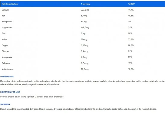 IronFlex Mineral Complex-factsheets