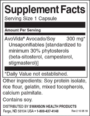 Swanson Maximum-Strength AvoVida-factsheets