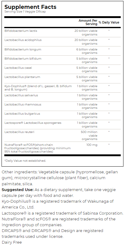 Swanson Ultimate Probiotic Formula-factsheets