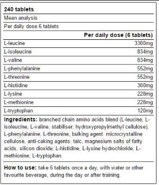 Yamamoto Nutrition Essential Amino-factsheets