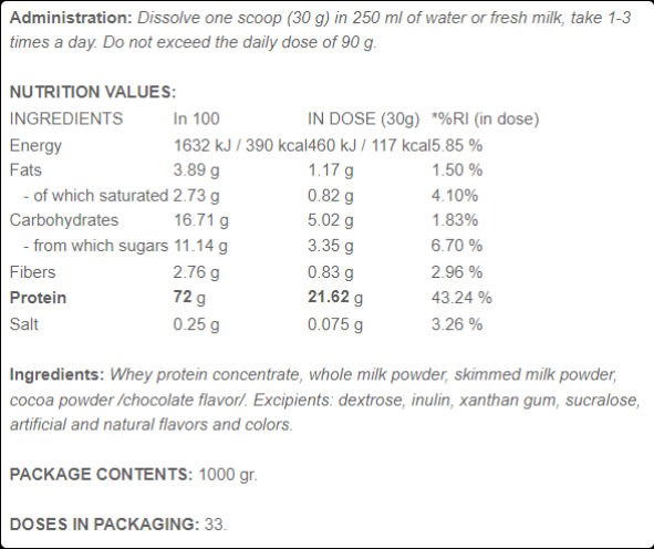 Promo Stack Nutri Smart 100% Whey 1+1 FREE-factsheets