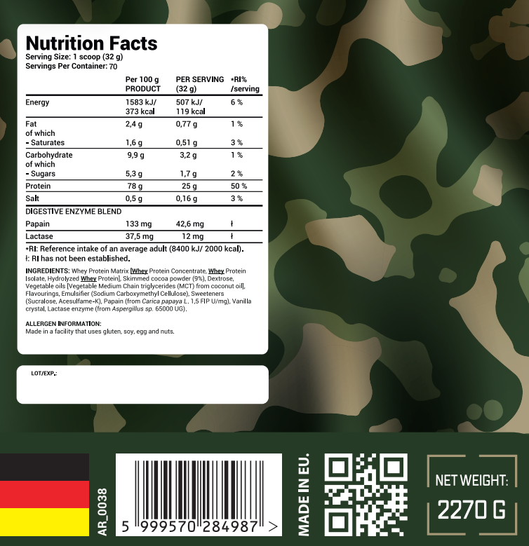 Army 1 Whey 1-factsheets