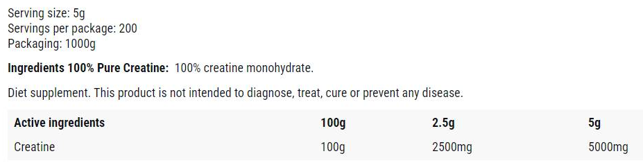 Hero.Lab Creatine Monohydrate Powder-factsheets