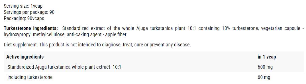 Hero.Lab Turkesterone 600 mg-factsheets