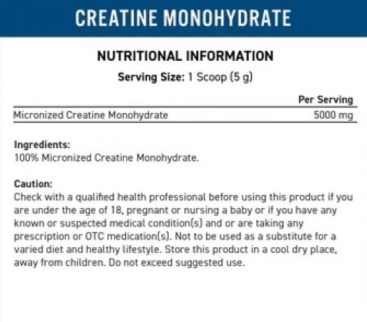 Applied Nutrition Creatine Monohydrate-factsheets