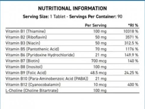 Applied Nutrition Vitamin-B Complex-factsheets