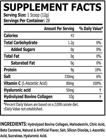 Core Champs by Kai Greene Collagen | with Hyaluronic Acid & Vitamin C-fisa nutrițională