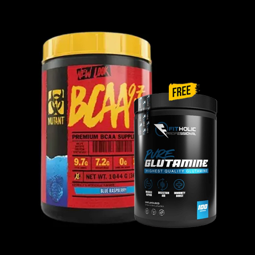 Promo Stack Mutant BCAA + FitHolic Glutamine 1+1 FREE-factsheets