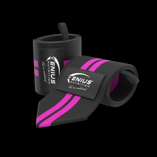 Genius Nutrition Wrist Wraps GG-2 Pink-fisa nutrițională