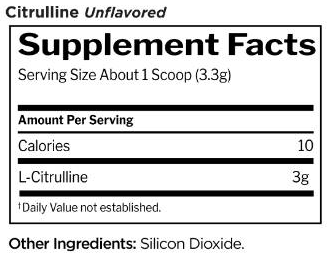 Rule One Citrulline Powder-fisa nutrițională