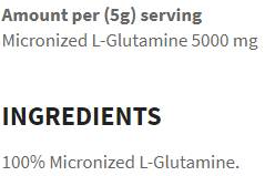 Applied Nutrition L-Glutamine Powder-fisa nutrițională