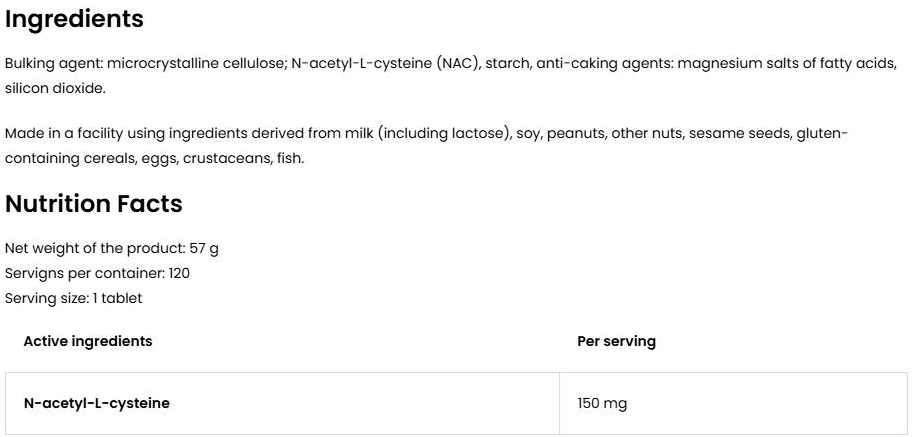 OstroVit NAC 150 mg / Vege-fisa nutrițională