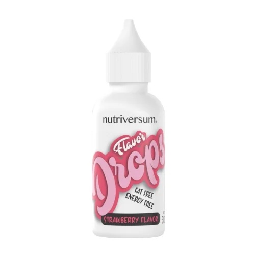 Nutriversum Flavor Drops | Zero Sugar - Zero Fat - Διαφορετικές γεύσεις - 30 ml