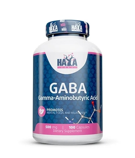 Haya Labs Gaba 500 mg / 100 Capsules