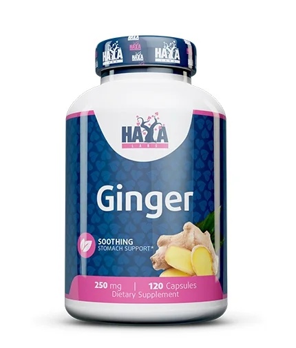 Haya Labs Ginger 250 mg / 120 capsules