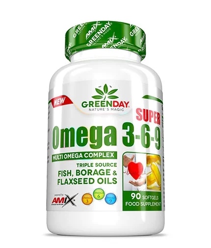 Amix Nutrition Greenday Super Omega 3-6-9 90 gel capsules