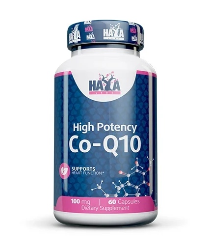 Haya Labs High Potency Co-Q10 100mg. / 60vcaps.