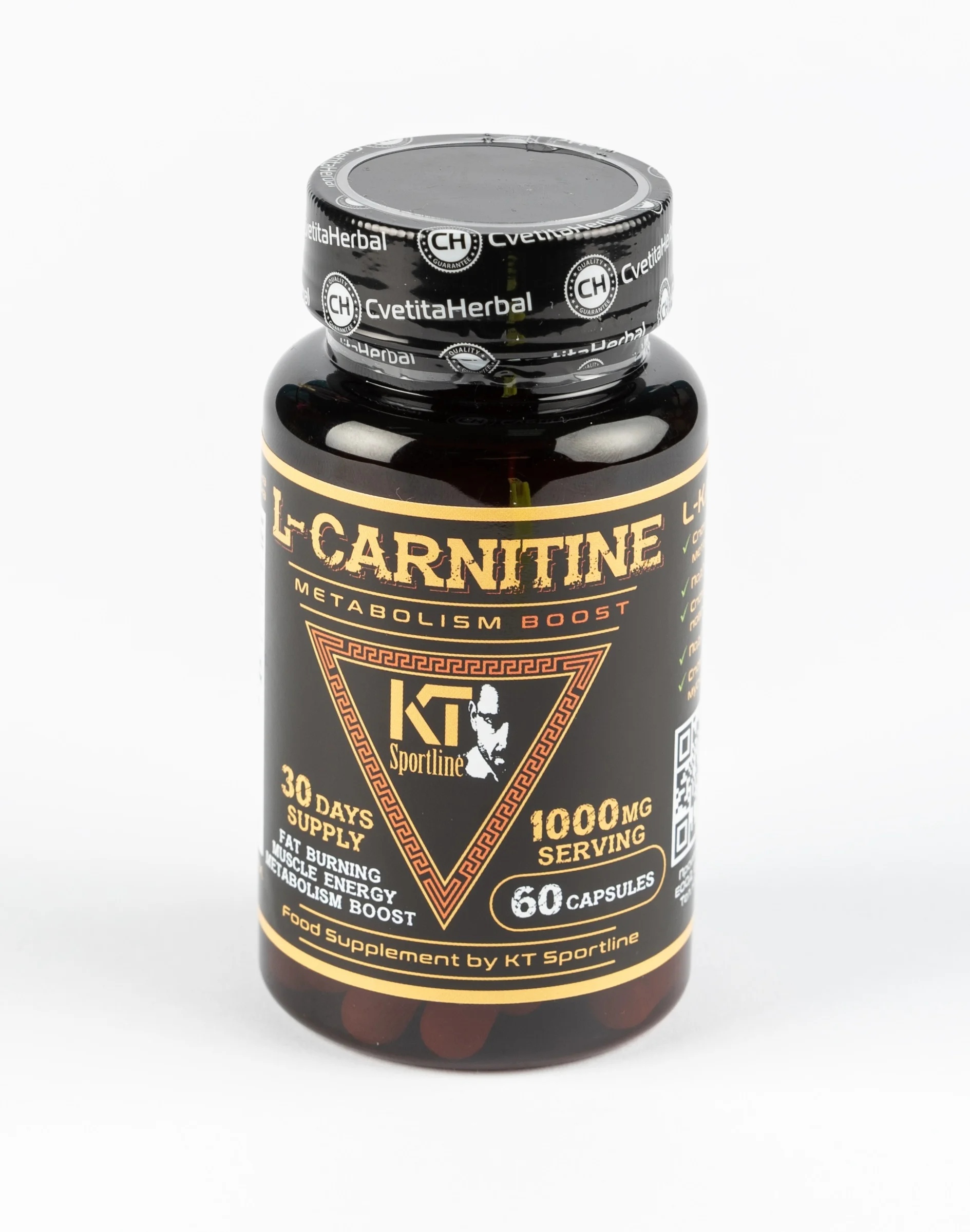 KT SportLine L-Carnitine Tartrate / 60 Caps