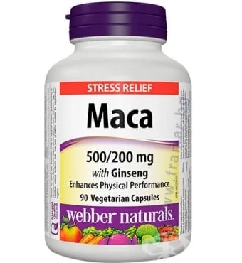 Webber Naturals MACA + Korean Ginseng 90 caps